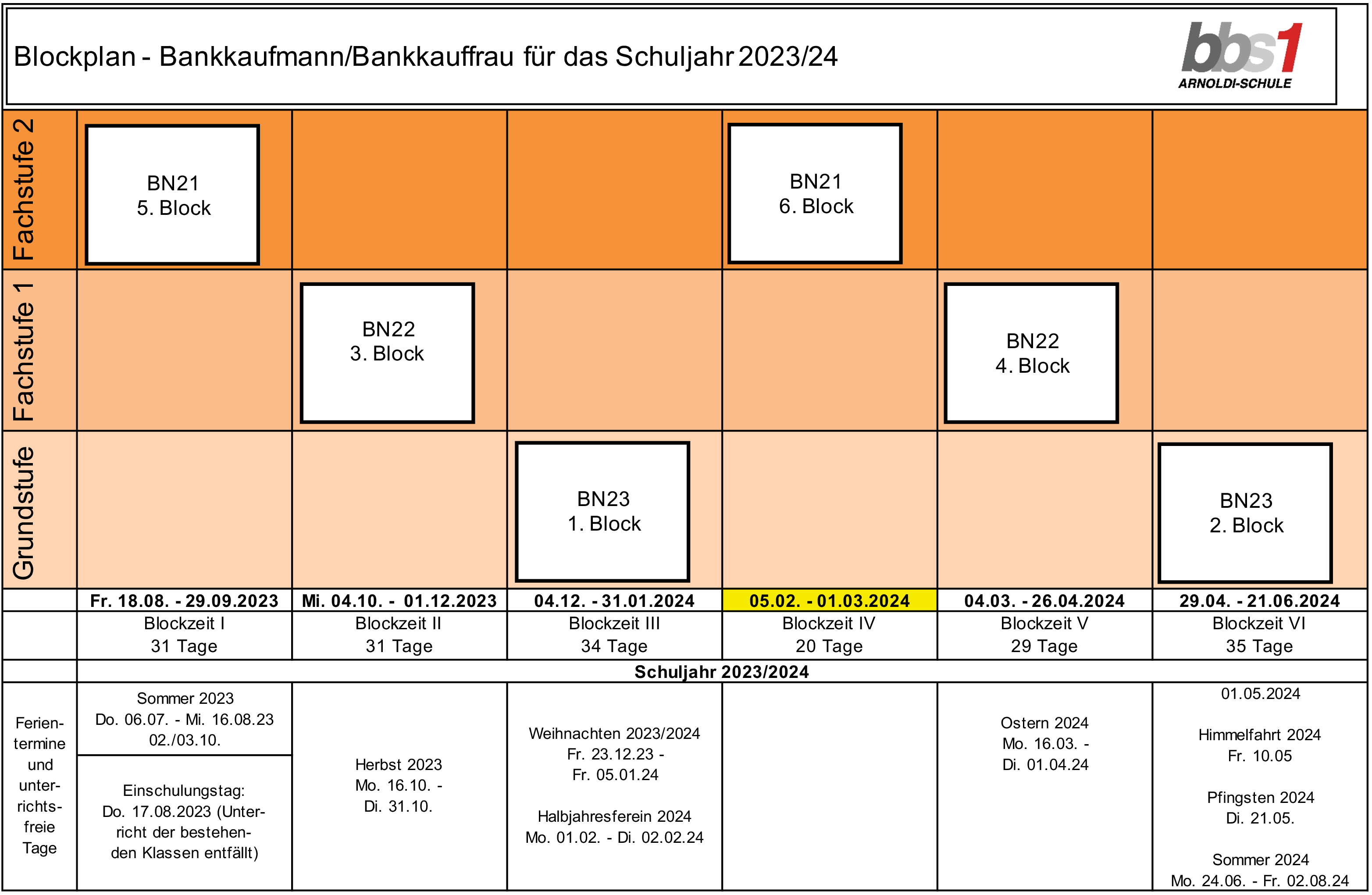 2023 06 012 Blockzeiten Bank 2023 2024