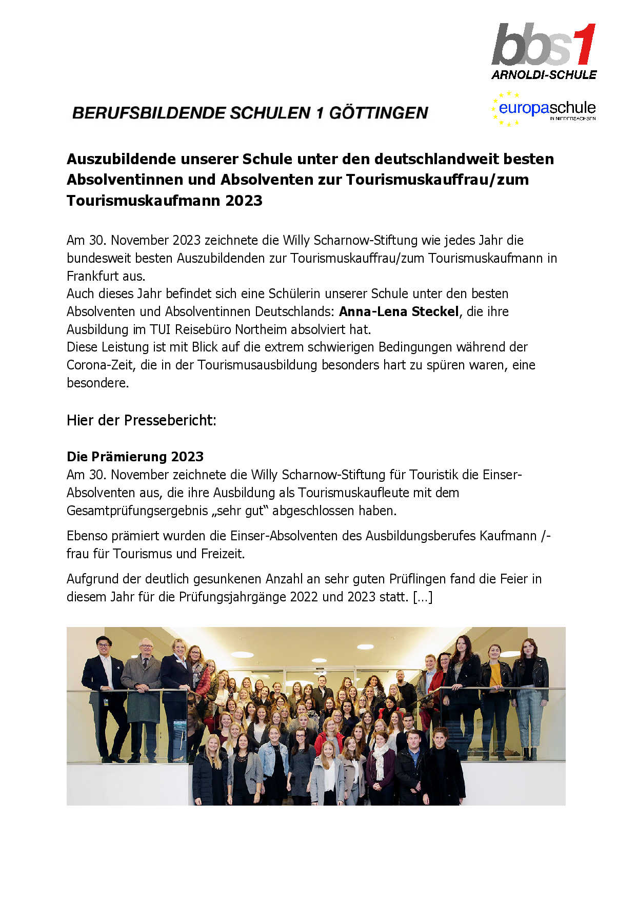 2024 02 06 Auszubildende unserer Schule