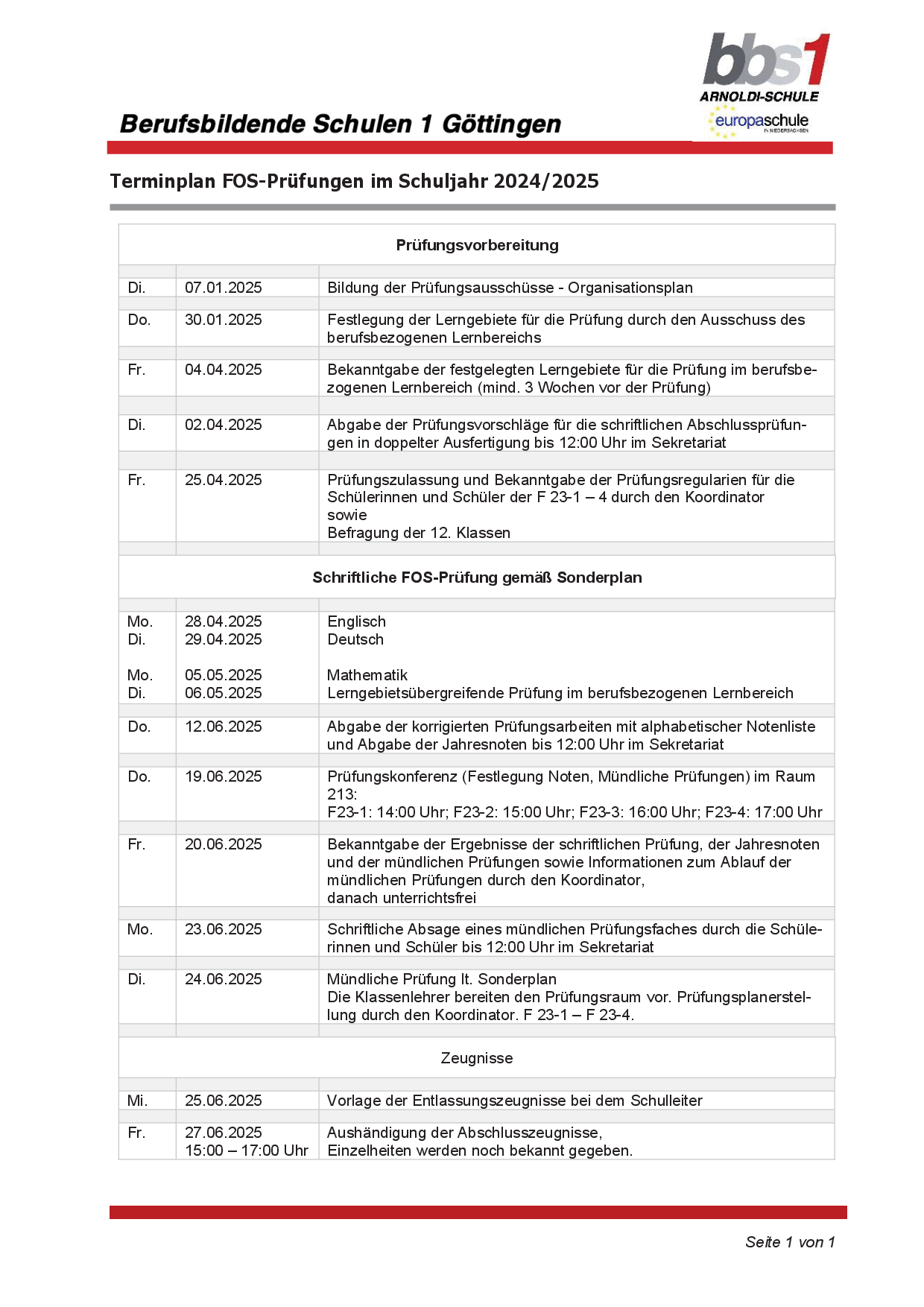 2024 06 26 Terminpan Prüfungen FOS 24 25